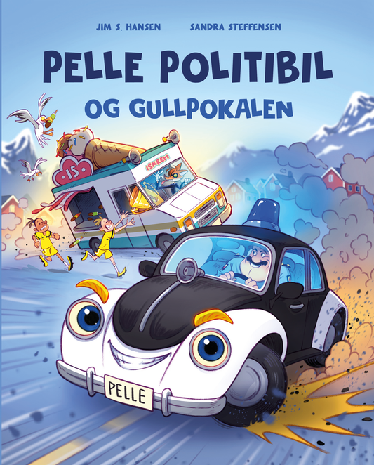 Pelle Politibil og Gullpokalen - Bok